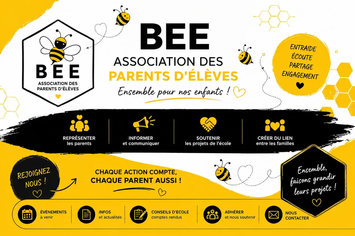 Affiche de présentation de l'association BEE